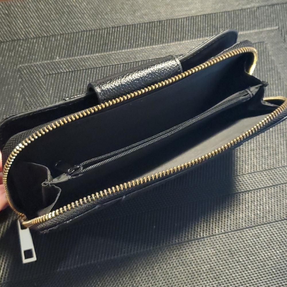 Gold Stud Accent Wallet - Picture 3 of 8